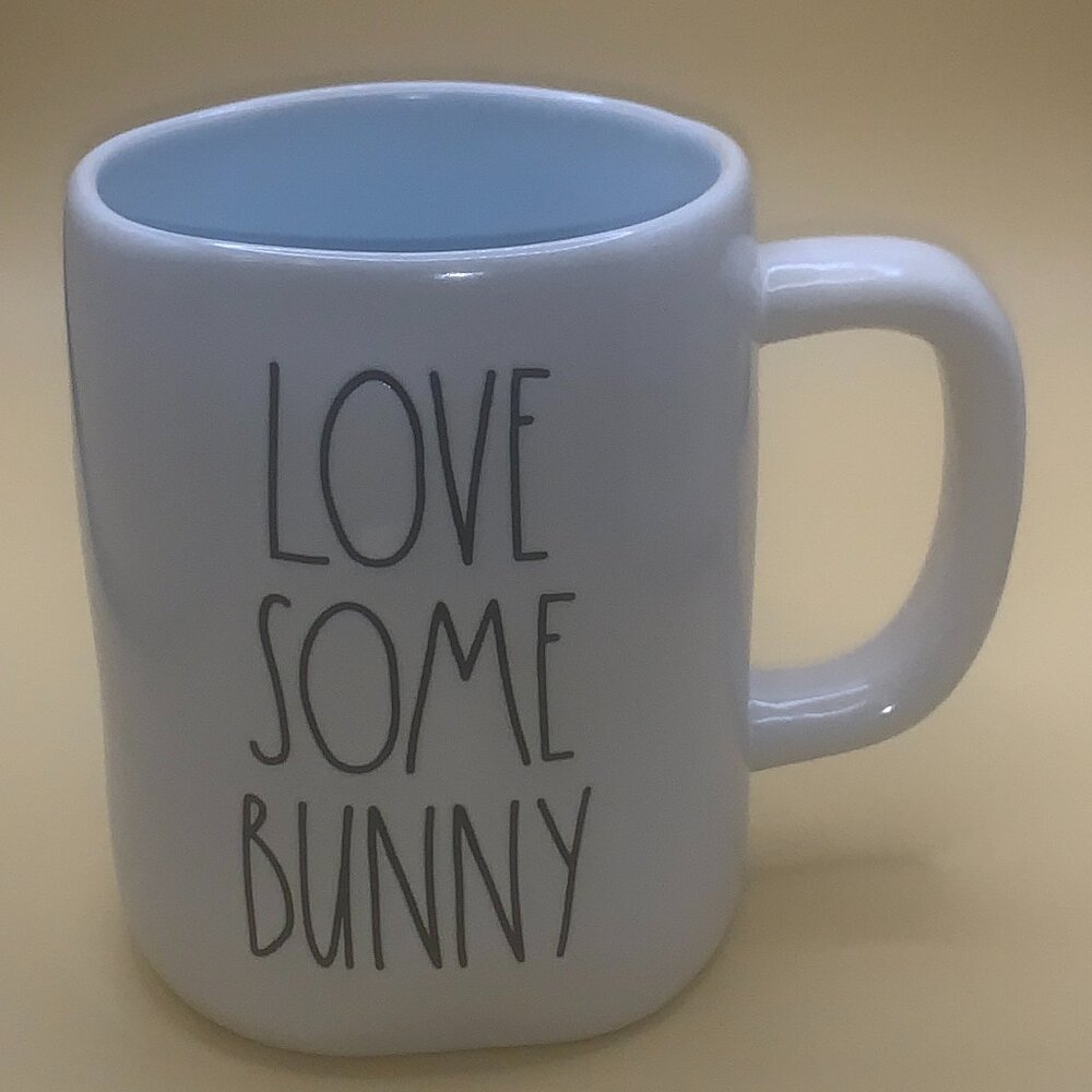 Rae Dunn Ceramic Love Some Bunny Mug WOB